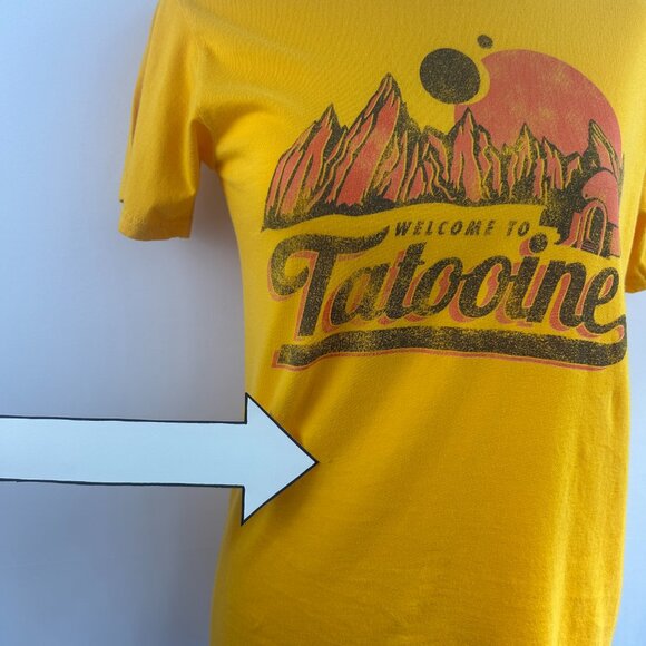 Star Wars vintage graphic tee orange - men's small - Picture 7 of 8